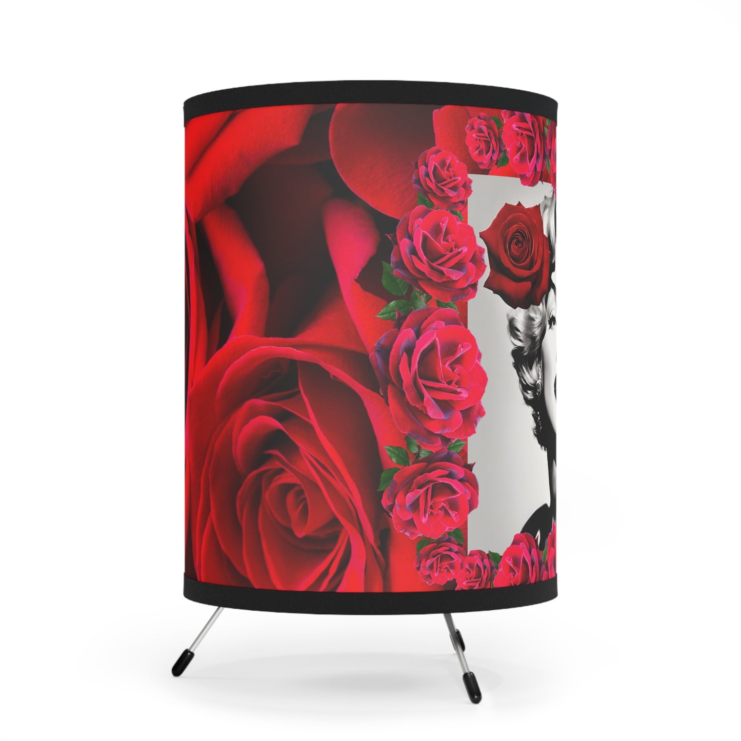 Tripod Lamp with High-Res Printed Shade, US\CA plug Has Matching Products Comforter 2 Pillow Shams and Lamp with Shipping is Under 268$, Rugs and Curtains Coming 3/1/24 Adult - Children Accessories Decor