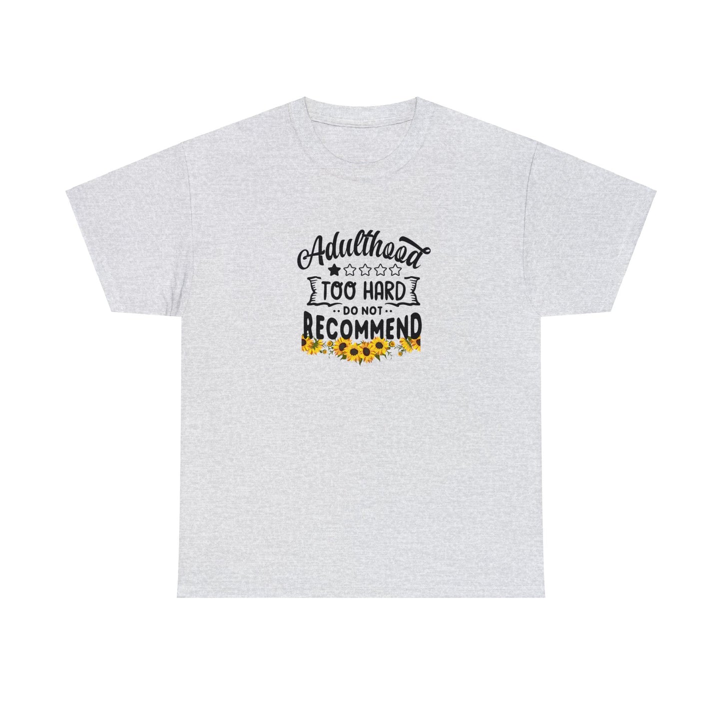 Unisex Heavy Cotton Tee Adult/Teen Activewear Comes In Various Colors
