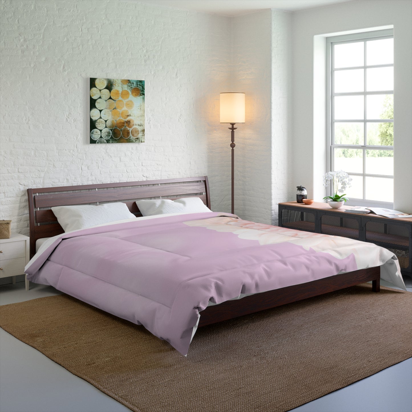 Comforter Has Matching Products Comforter 2 Pillow Shams and Lamp with Shipping is Under 268$, Rugs and Curtains Coming 3/1/24 Adult - Children Accessories Decor