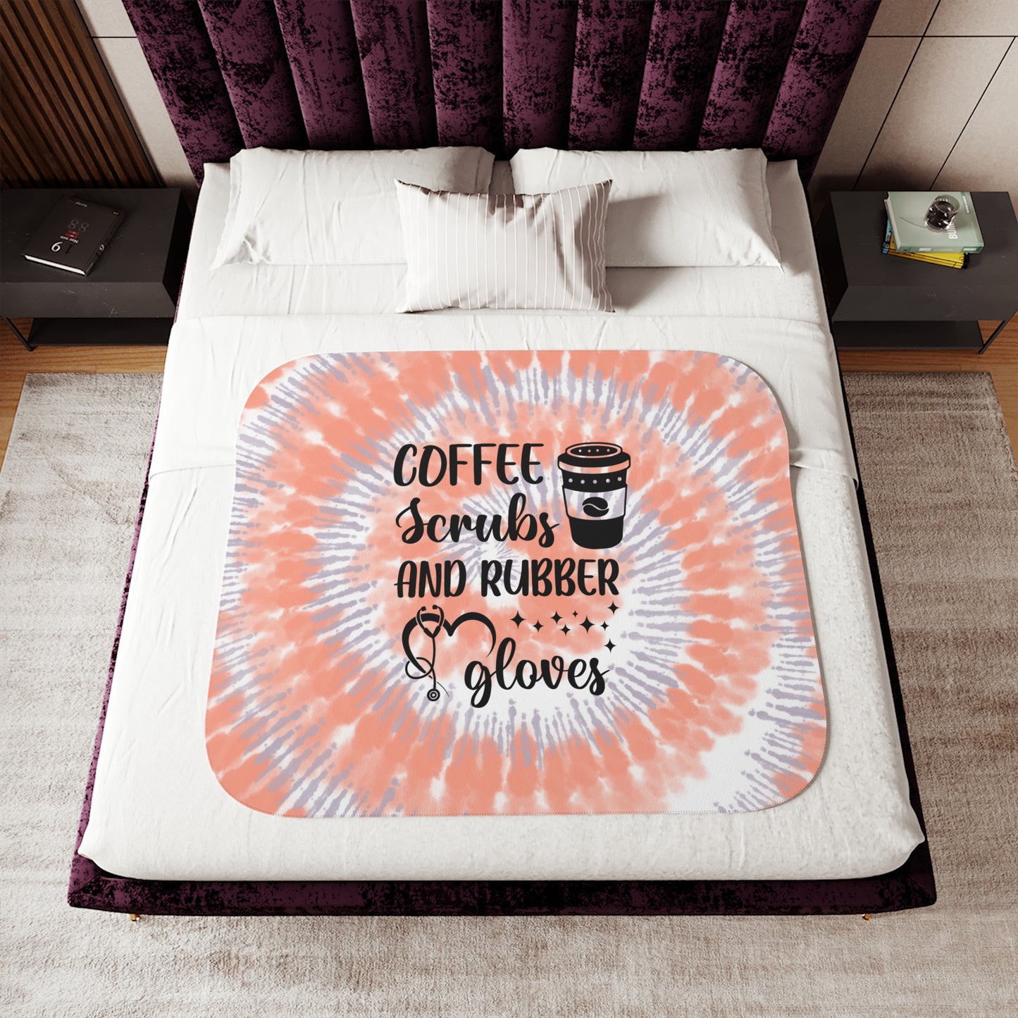Sherpa Blanket, Two Colors Adult Accessories Decor