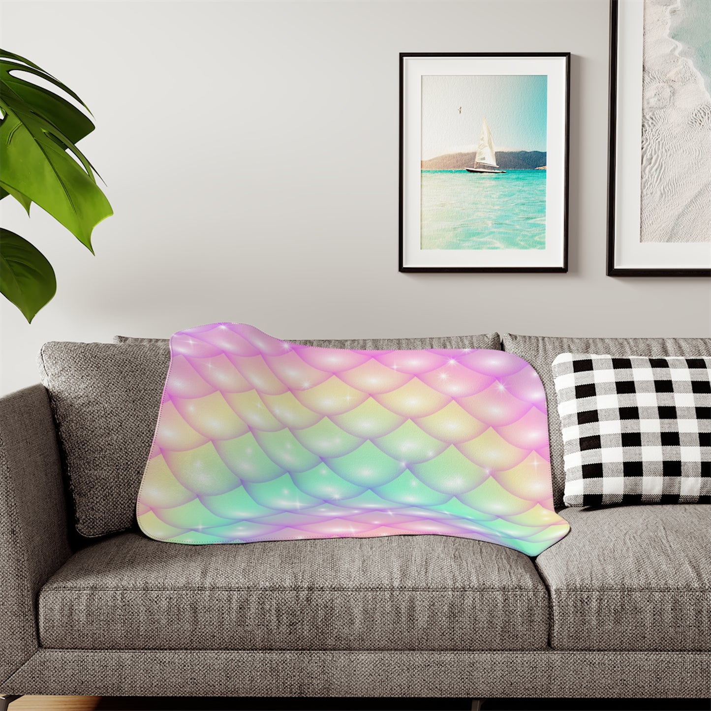 Sherpa Blanket, Has Matching Products Sold Separate. Use Your Own Image Free Give Me a Jingle