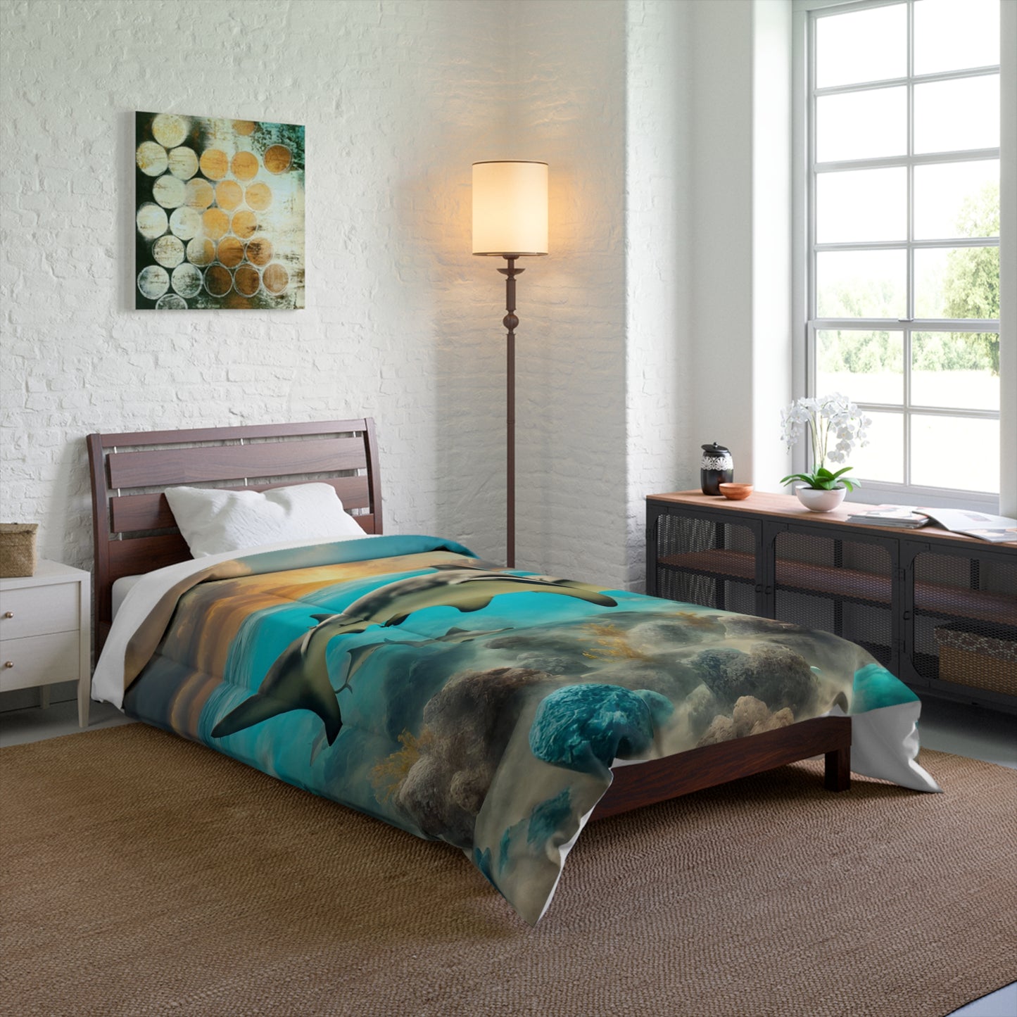Comforter Has Matching Products Comforter 2 Pillow Shams and Lamp with Shipping is Under 268$, Rugs and Curtains Coming 3/1/24 Adult - Children Accessories Decor