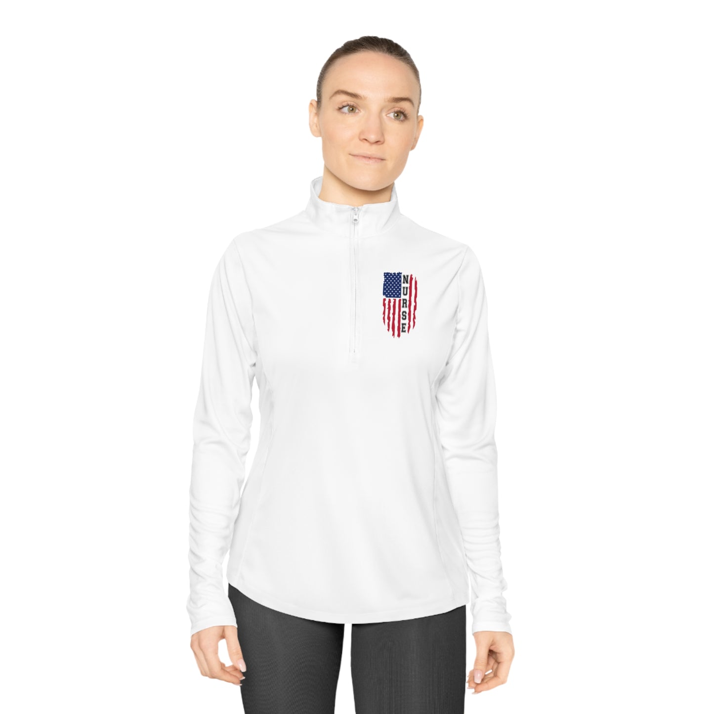 Ladies Quarter-Zip Pullover Adult Activewear Available In Various Colors Call 1-603-377-1833 For Details TY