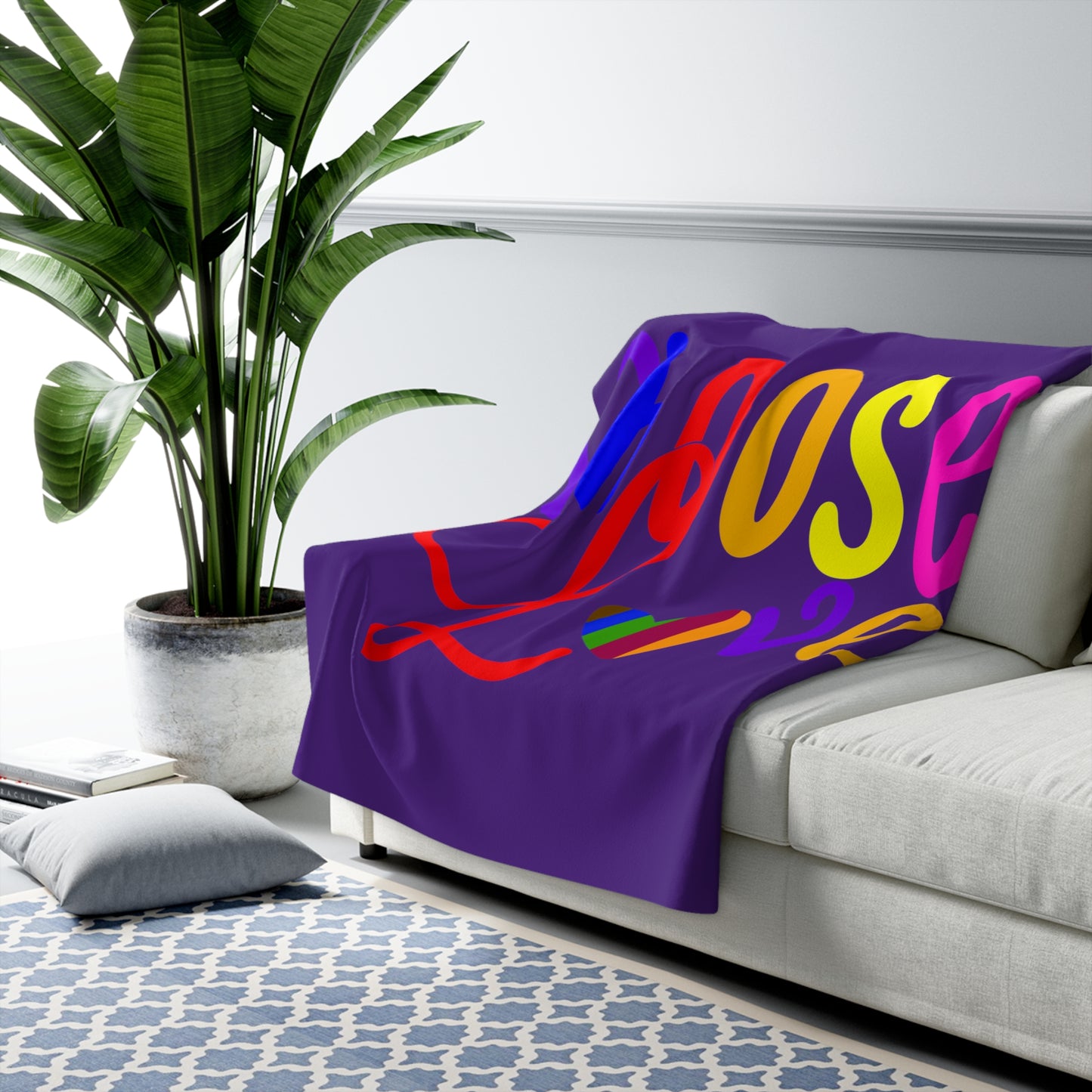 Sherpa Fleece Blanket Has Matching Products Sold Separate