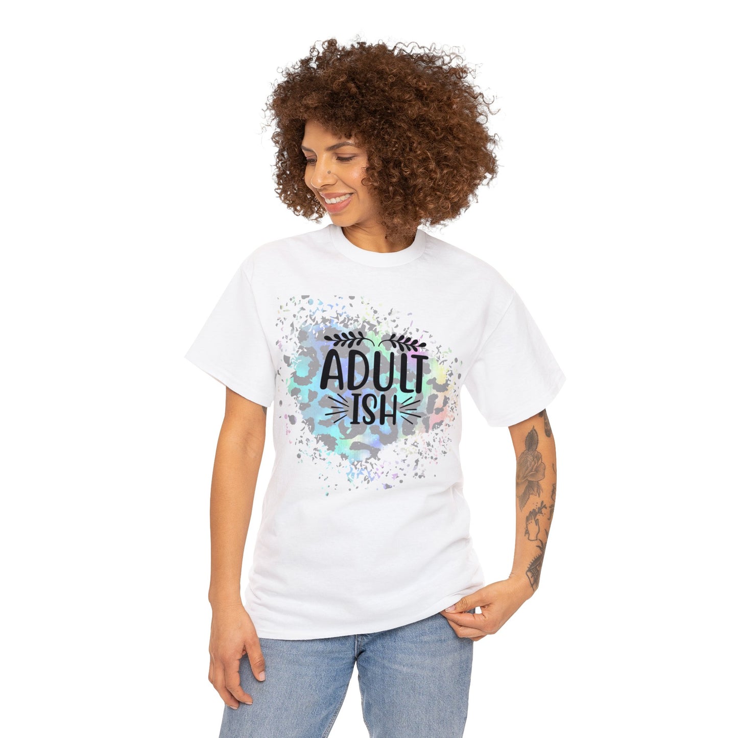 Unisex Heavy Cotton Tee Adult/Teen Activewear Comes In Various Colors