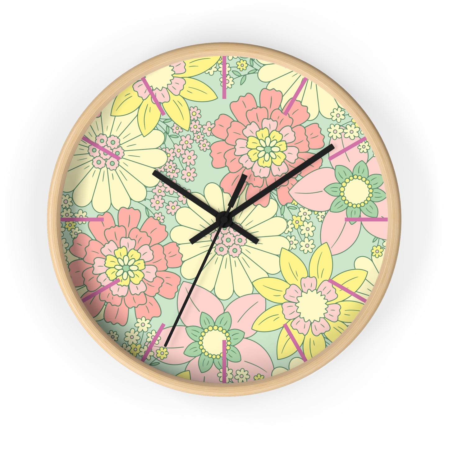 Wall Clock Full Set Available Comforter Pillow Sham Clock Round or Square Rugs Curtains Sheer or Blackout and Storage Boxes and More!!