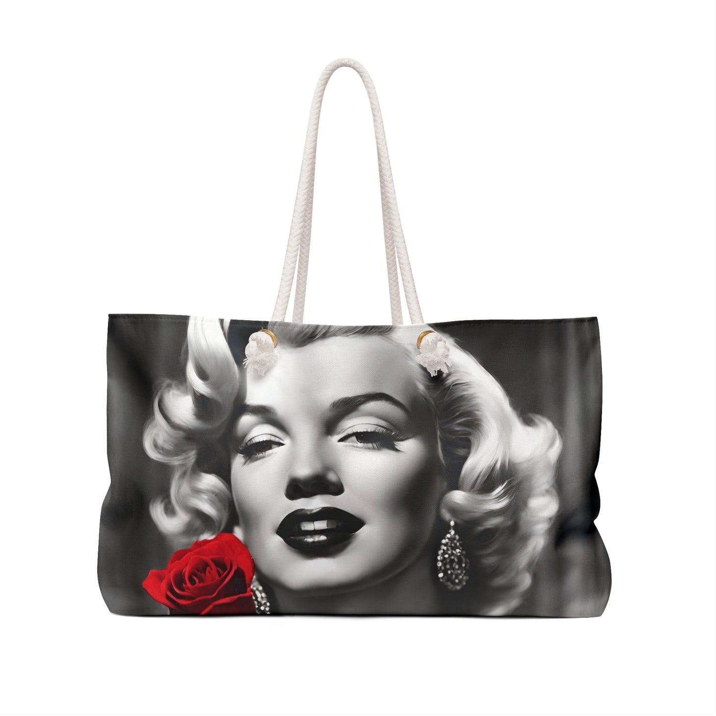 Weekender Bag Adult/Teen Unisex Accessories Marilyn Monroe With Red Rose