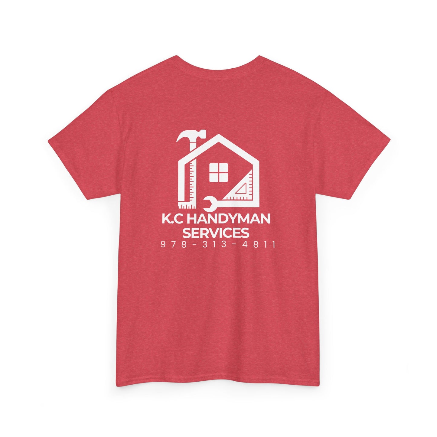 For K.C. HANDYMAN SERVICES ONLY Unisex Heavy Cotton Tee - Casual Comfort, Everyday Wear, Gift for Friends, Summer Wardrobe, Trendy Fashion Statement