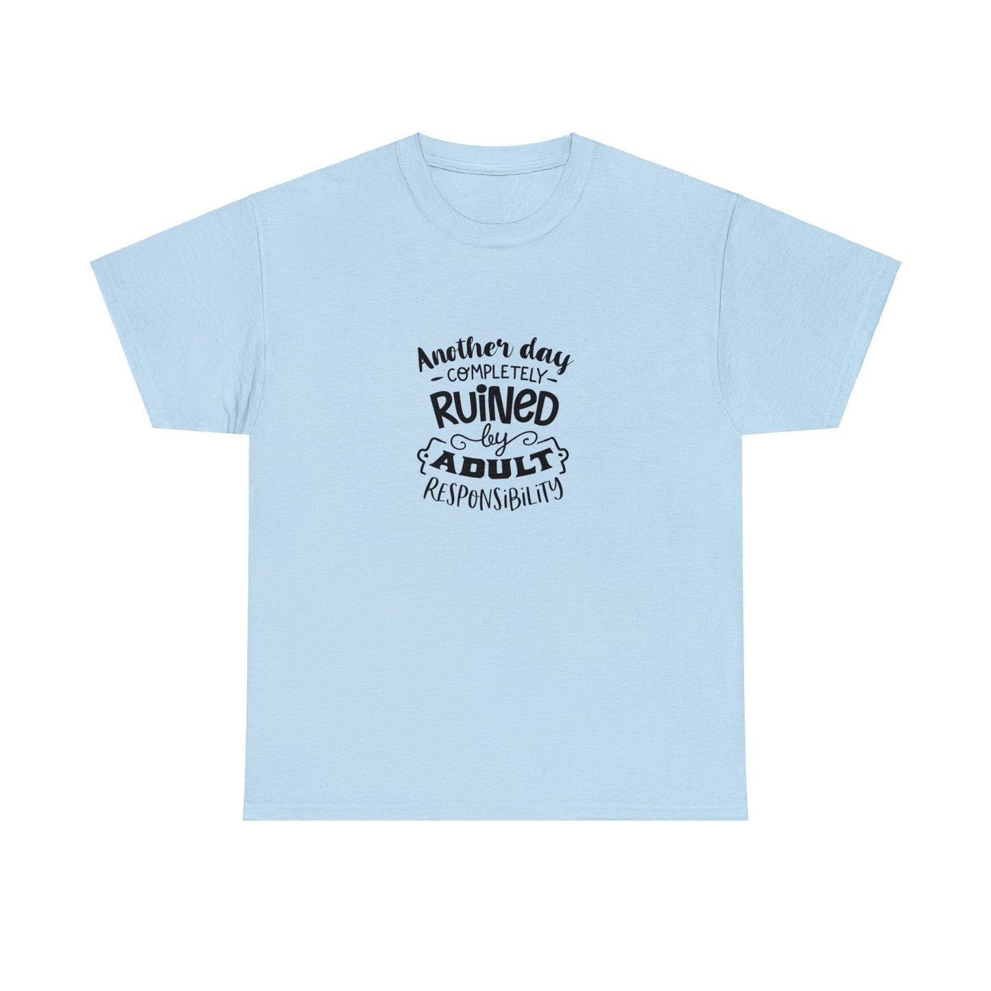 Unisex Heavy Cotton Tee Adult/Teen Activewear Comes In Various Colors