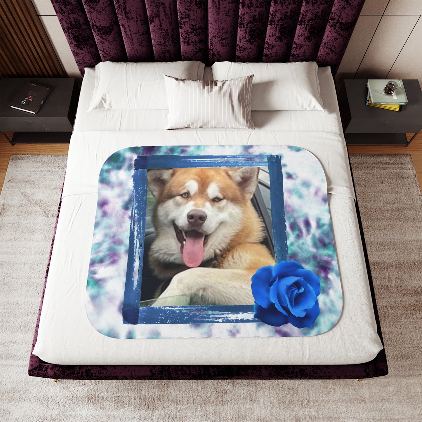 Sherpa Blanket, If You Want This Image Made into A Bedroom Set ( no extra fee ) call for details 603-377-1833