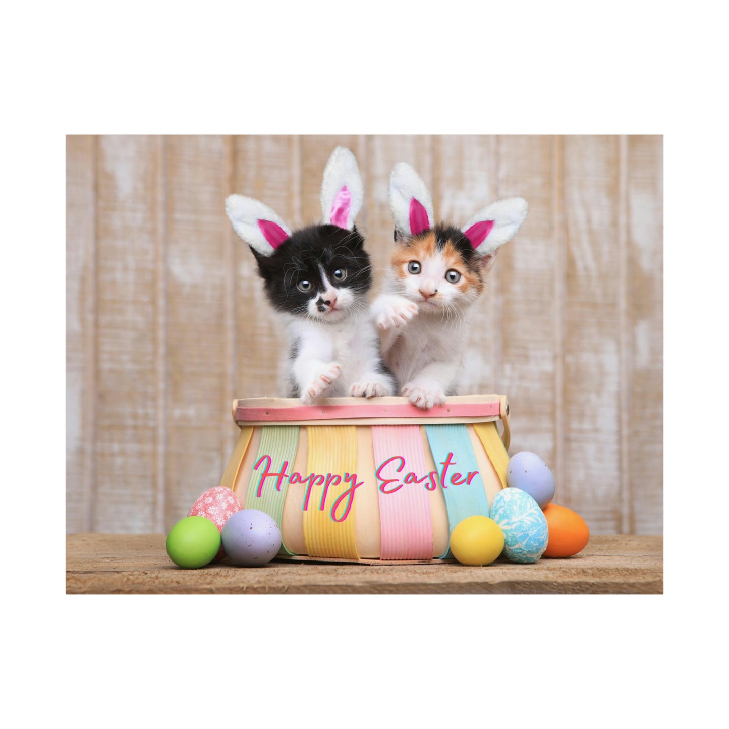 Matte Horizontal Posters Happy Easter Teens/Kids Gift Great For Bedrooms