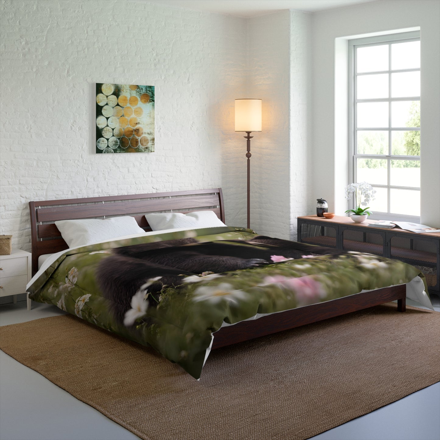 Comforter Has Matching Products Comforter 2 Pillow Shams and Lamp with Shipping is Under 268$, Rugs and Curtains Coming 3/1/24 Adult - Children Accessories Decor