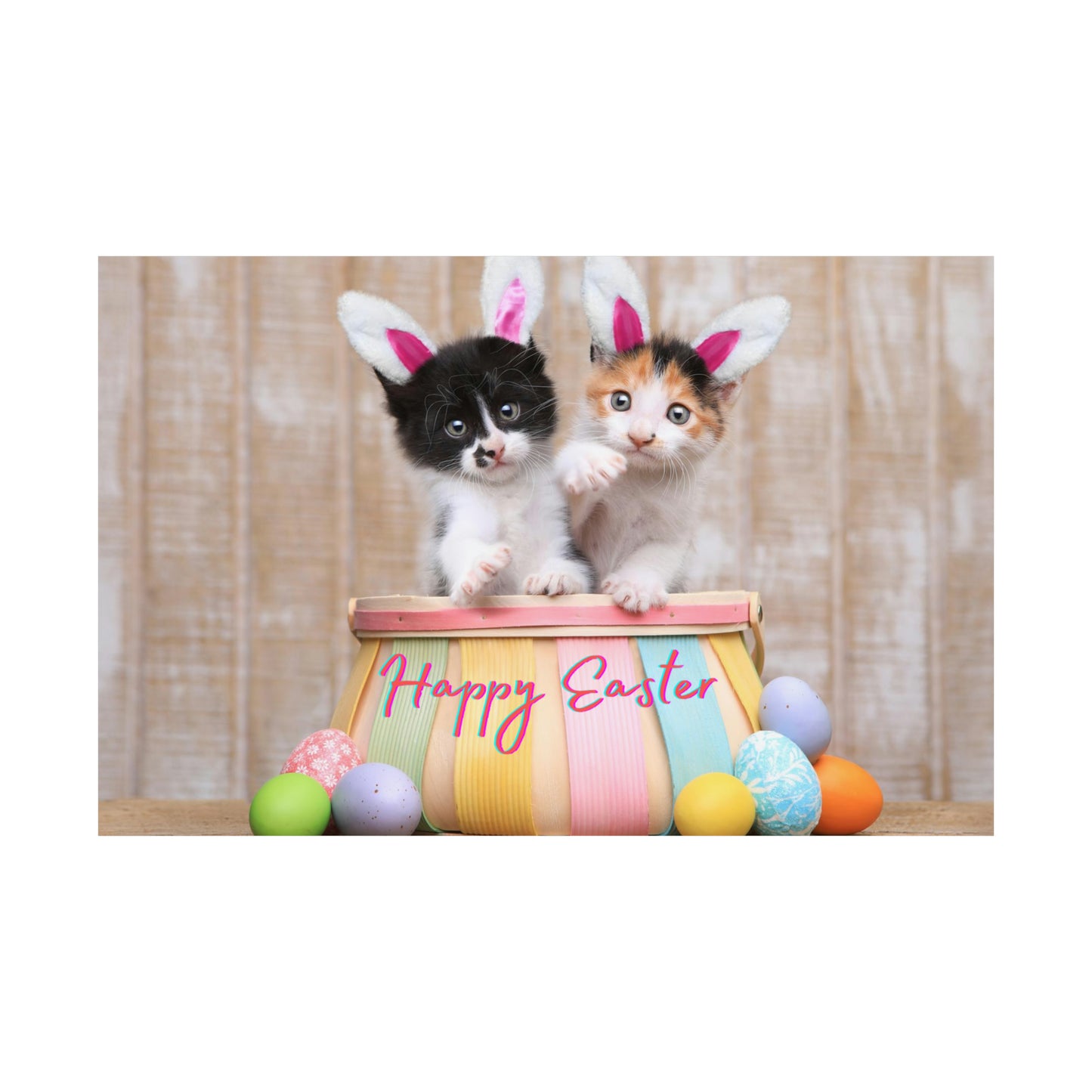 Matte Horizontal Posters Happy Easter Teens/Kids Gift Great For Bedrooms