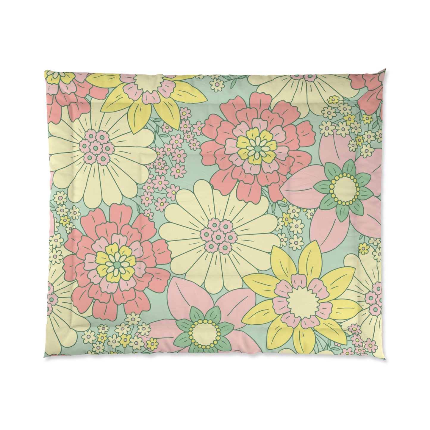 Full Set Available Comforter Pillow Sham Clock Round or Square Rugs Curtains Sheer or Blackout and Storage Boxes and More!!