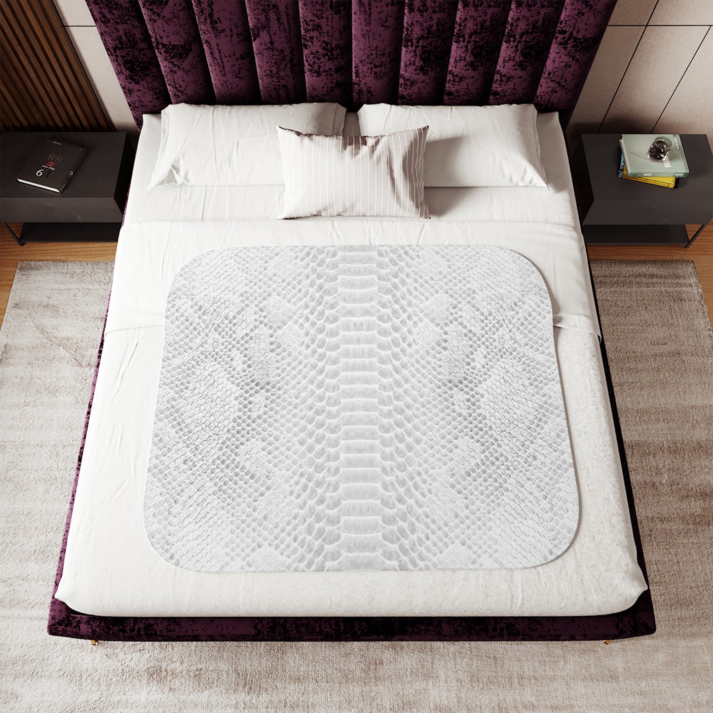 Sherpa Blanket, Many Colors of Snakeskin Available Call 1-603-377-1833