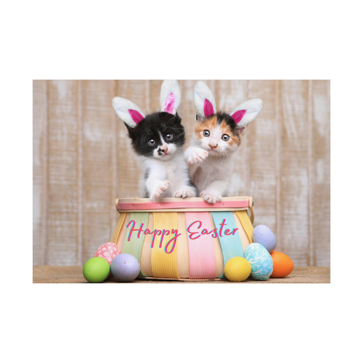 Matte Horizontal Posters Happy Easter Teens/Kids Gift Great For Bedrooms