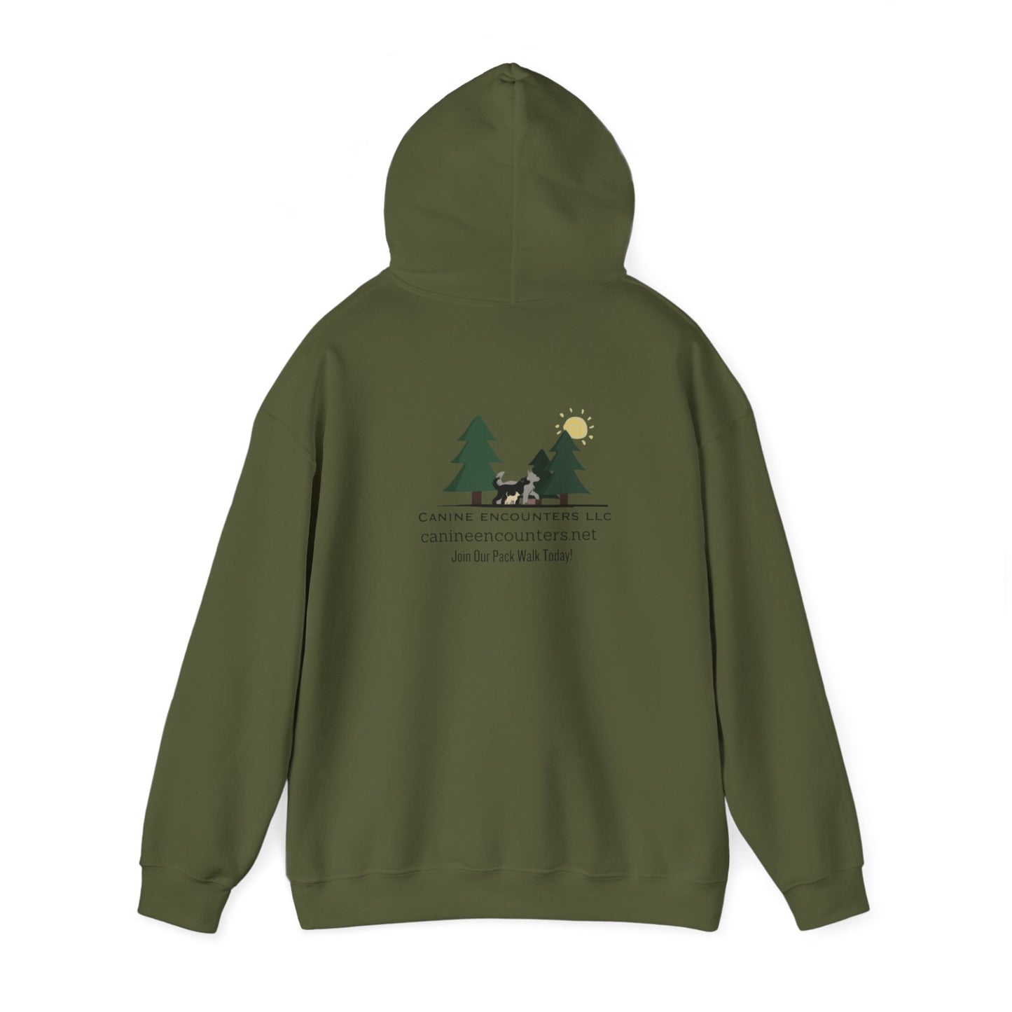 New Hoodie with New Edits Design on Back Unisex Heavy Blend™ Hooded Sweatshirt