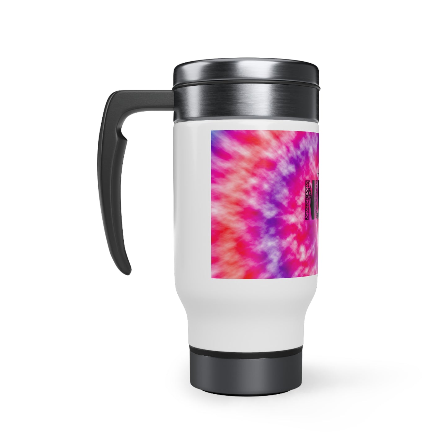 Stainless Steel Travel Mug with Handle, 14oz Adult Accessories
