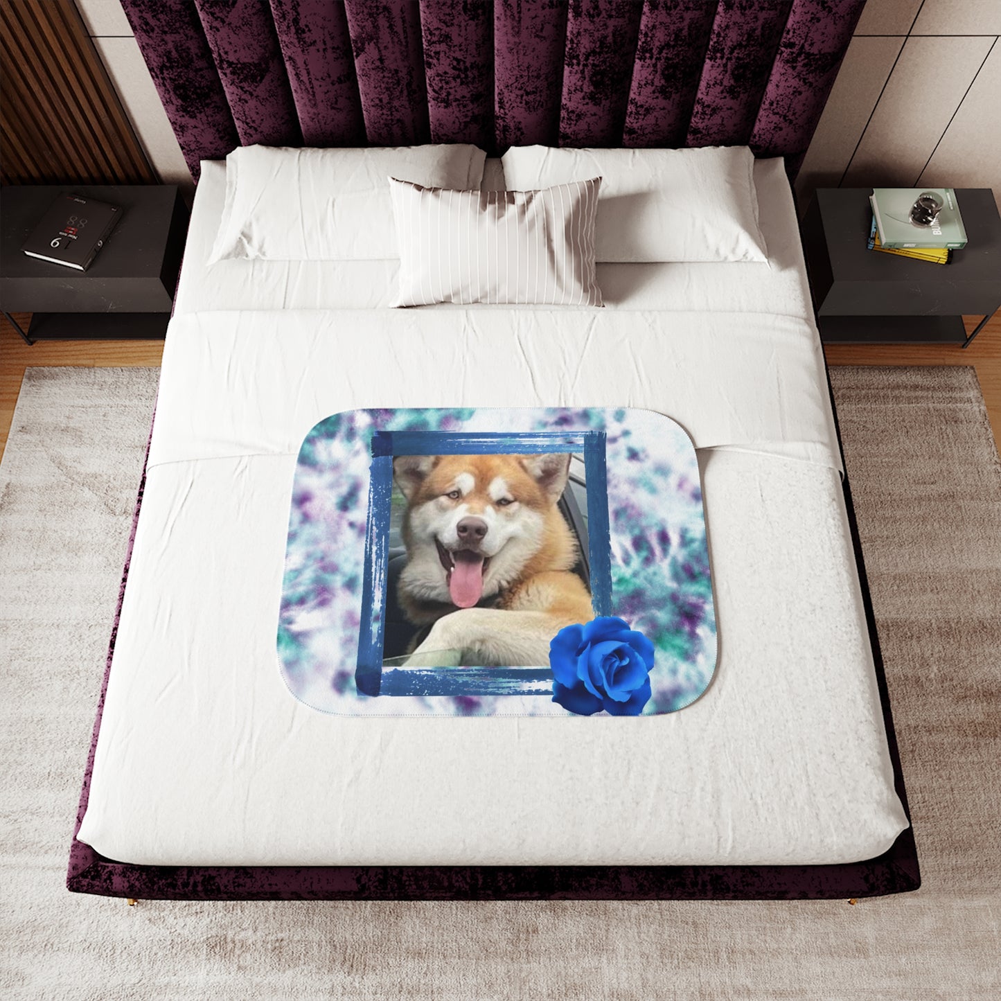Sherpa Blanket, If You Want This Image Made into A Bedroom Set ( no extra fee ) call for details 603-377-1833