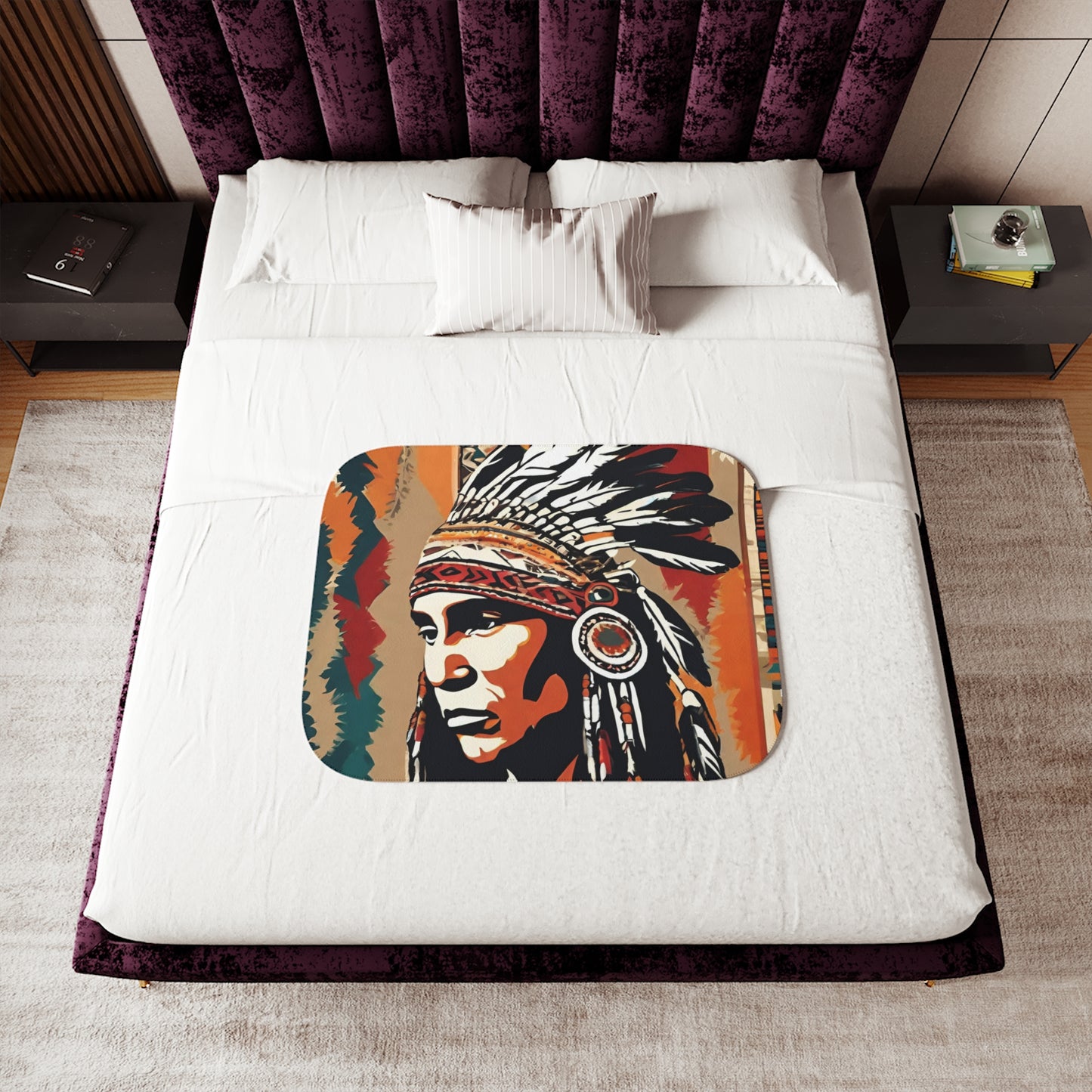 Sherpa Blanket, Two Colors Adult/Teen Comes In Three Sizes Accessories Decor