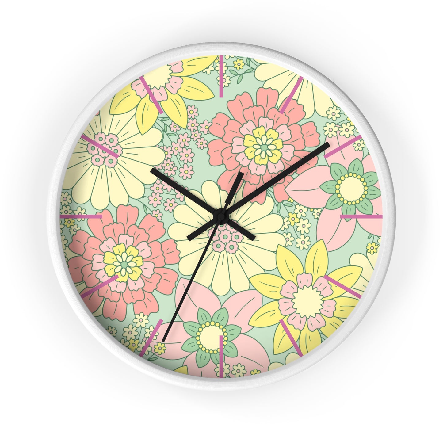 Wall Clock Full Set Available Comforter Pillow Sham Clock Round or Square Rugs Curtains Sheer or Blackout and Storage Boxes and More!!