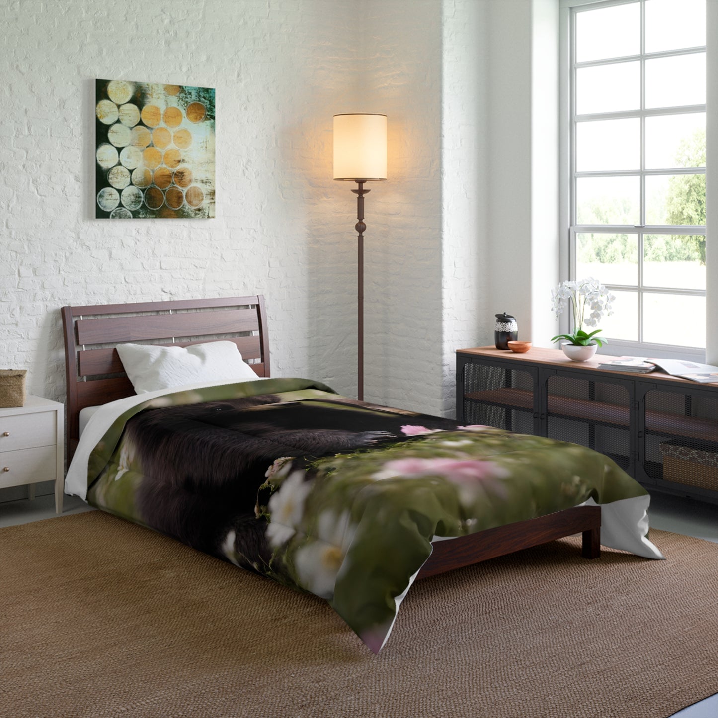 Comforter Has Matching Products Comforter 2 Pillow Shams and Lamp with Shipping is Under 268$, Rugs and Curtains Coming 3/1/24 Adult - Children Accessories Decor