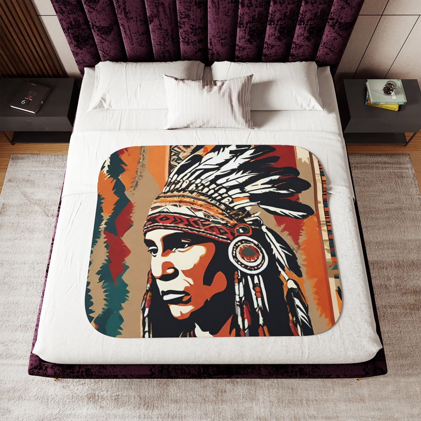 Sherpa Blanket, Two Colors Adult/Teen Comes In Three Sizes Accessories Decor