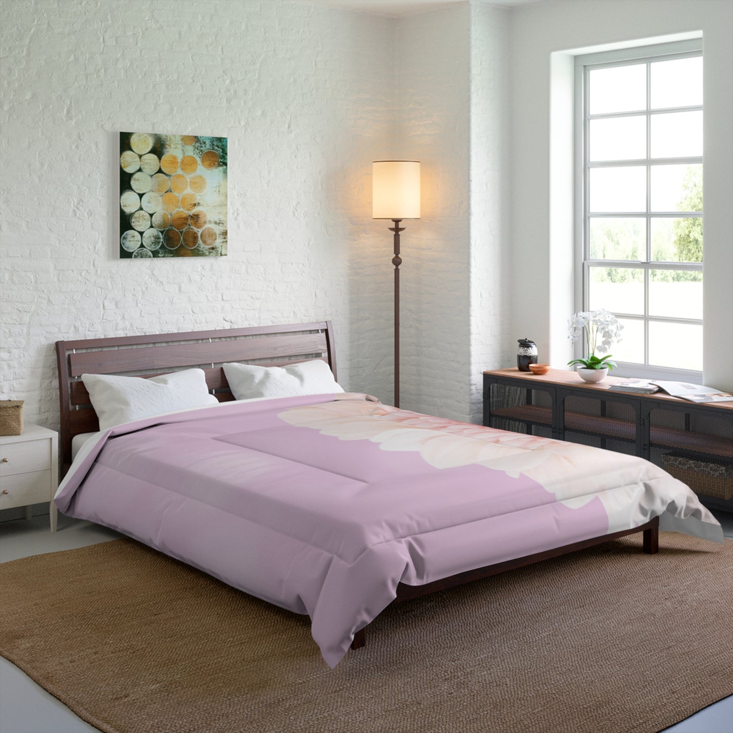 Comforter Has Matching Products Comforter 2 Pillow Shams and Lamp with Shipping is Under 268$, Rugs and Curtains Coming 3/1/24 Adult - Children Accessories Decor
