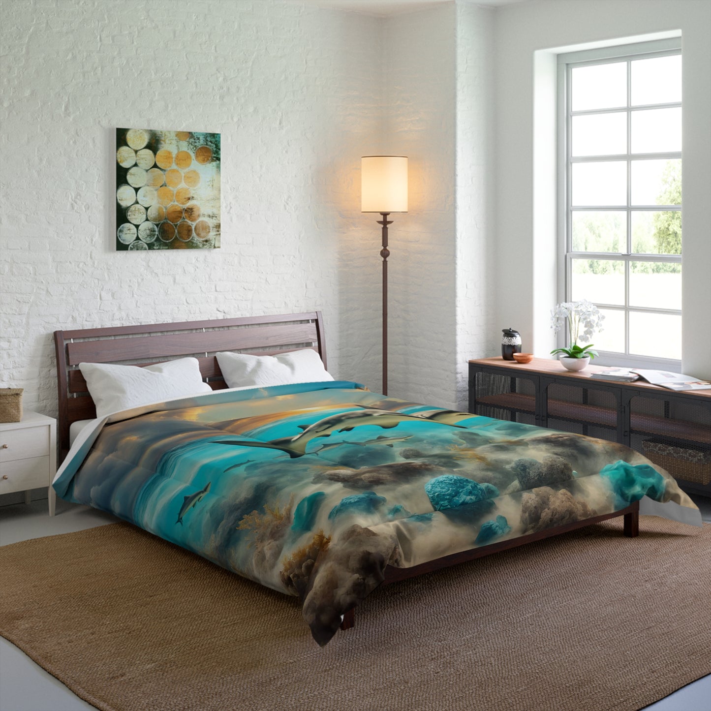 Comforter Has Matching Products Comforter 2 Pillow Shams and Lamp with Shipping is Under 268$, Rugs and Curtains Coming 3/1/24 Adult - Children Accessories Decor