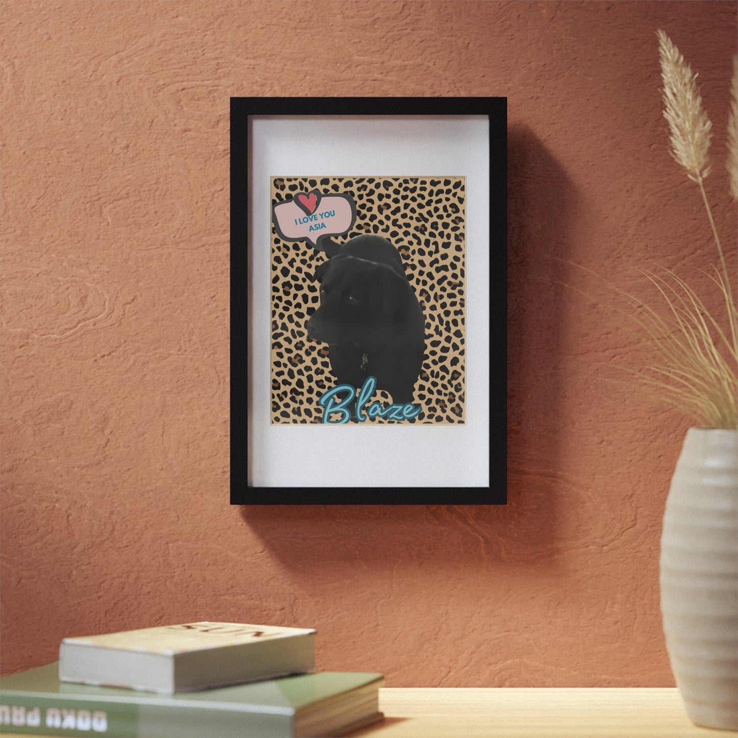 Framed Posters, Black For My Sweet Peanut Asia