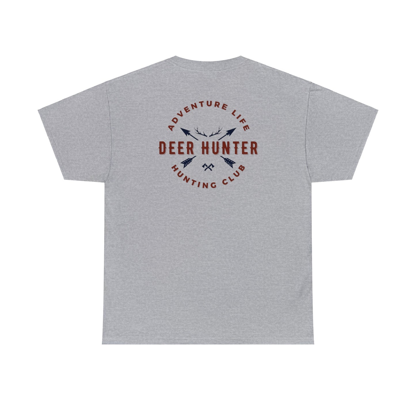 Unisex Heavy Cotton Tee Design is on Back Adult/Ten Hunting Lovers This Is For You