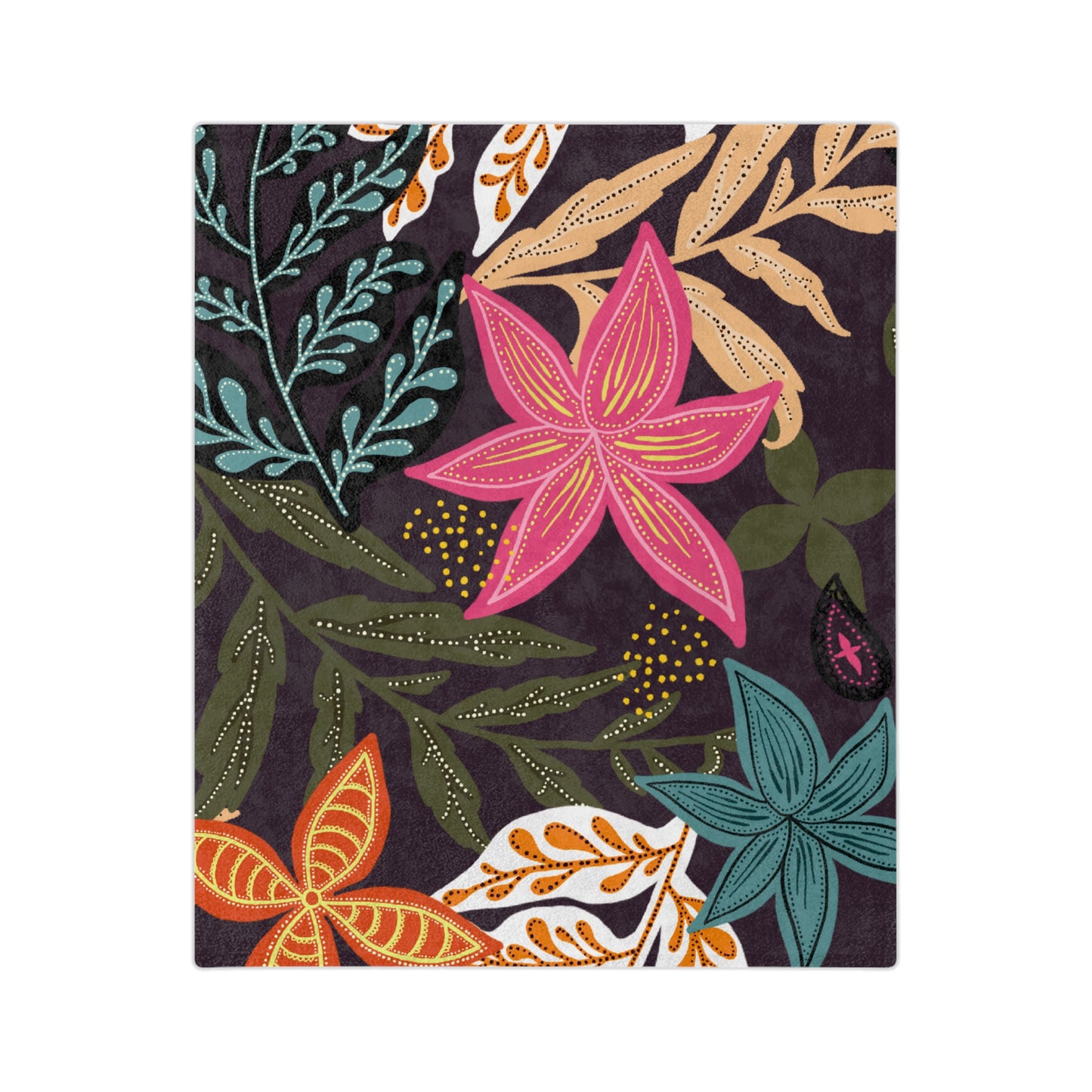 Velveteen Minky Blanket Adult/Teen Accessories Decor Teal-Green Mauve Rust Brown In Colors