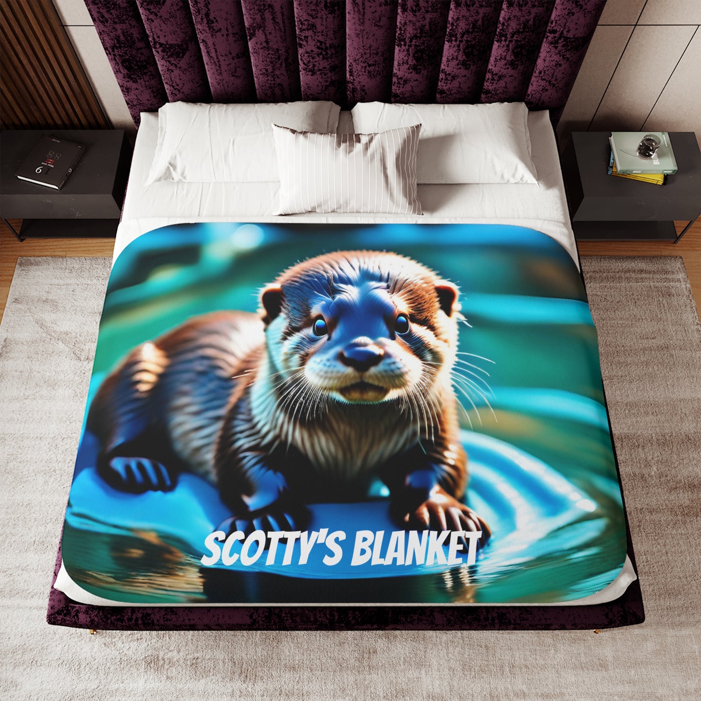 Sherpa Blanket, If You Want This Image Made into A Bedroom Set ( no extra fee ) call for details 1-603-377-1833
