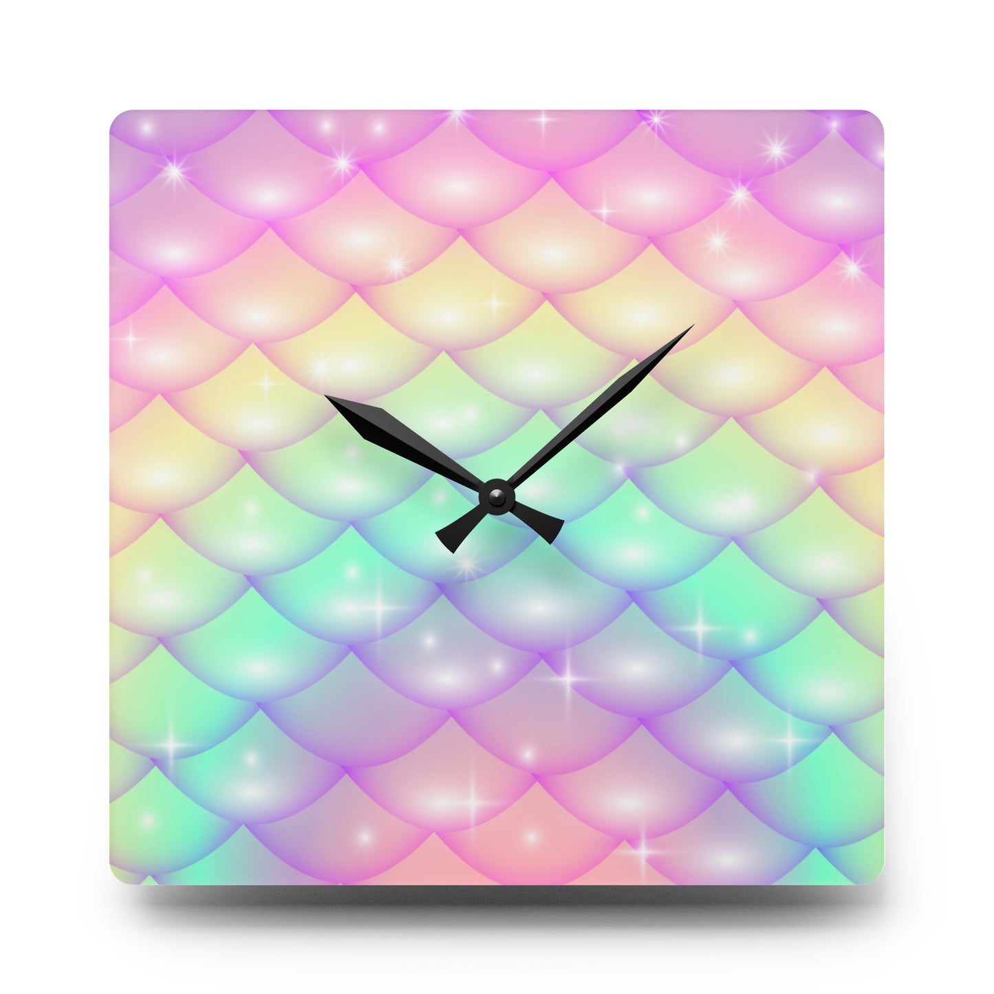 Acrylic Wall Clock Has Matching Products Sold Separate. Use Your Own Image Free Give Me a Jingle