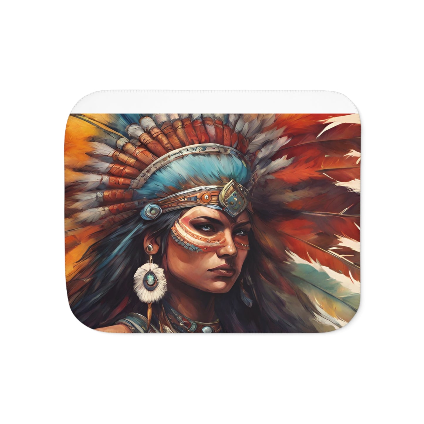Sherpa Blanket, Two Colors Strong Women Adult/Teen Comes In Three Sizes Accessories Decor
