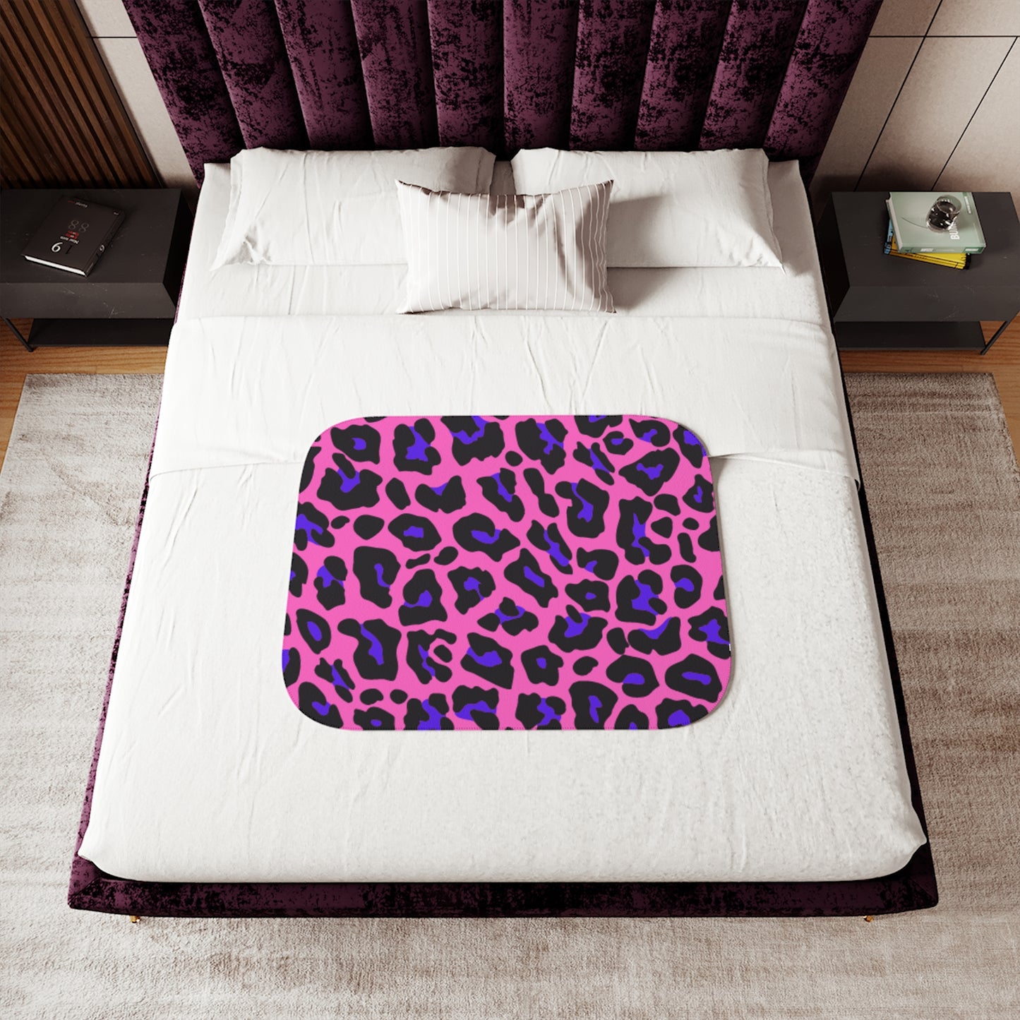 Sherpa Blanket, Two Colors Adult/Teen/Kids Accessories Decor Add Your Initials Or Name Call 603-377-1833 For Details