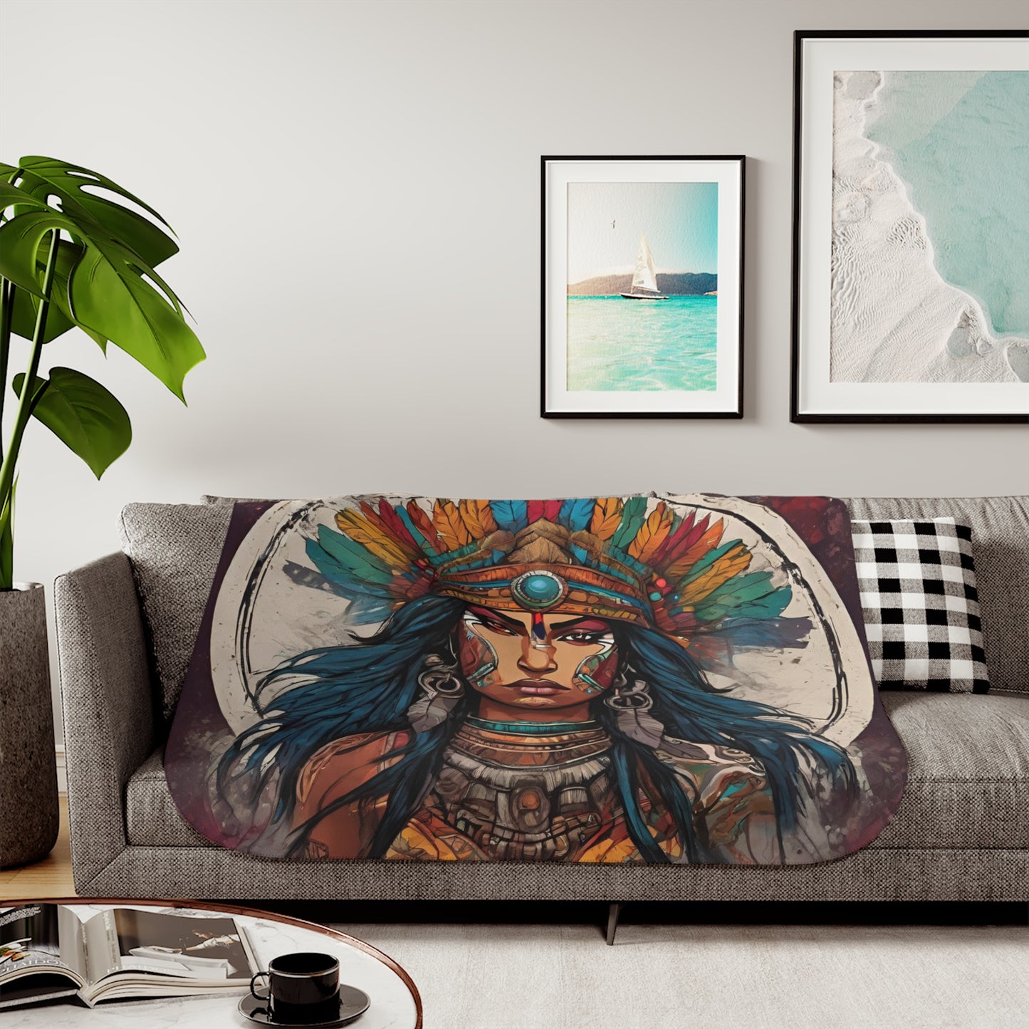 Sherpa Blanket, Two Colors Adult/Teens/Kids Blanket Accessories Decor Three Sizes Available