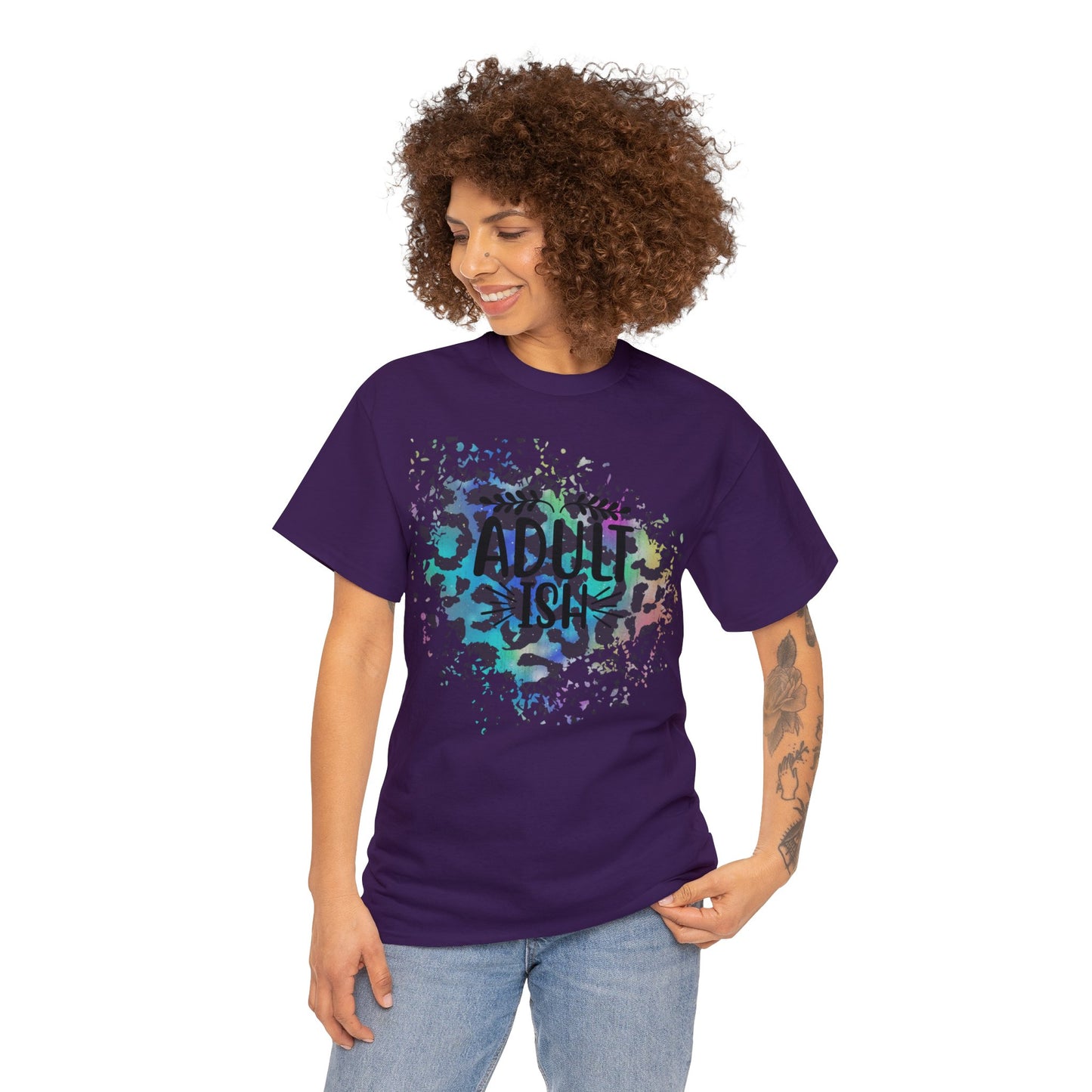 Unisex Heavy Cotton Tee Adult/Teen Activewear Comes In Various Colors