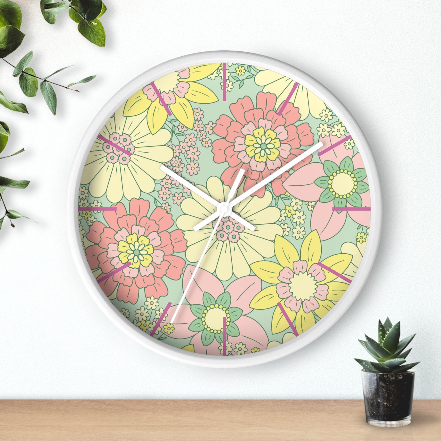 Wall Clock Full Set Available Comforter Pillow Sham Clock Round or Square Rugs Curtains Sheer or Blackout and Storage Boxes and More!!