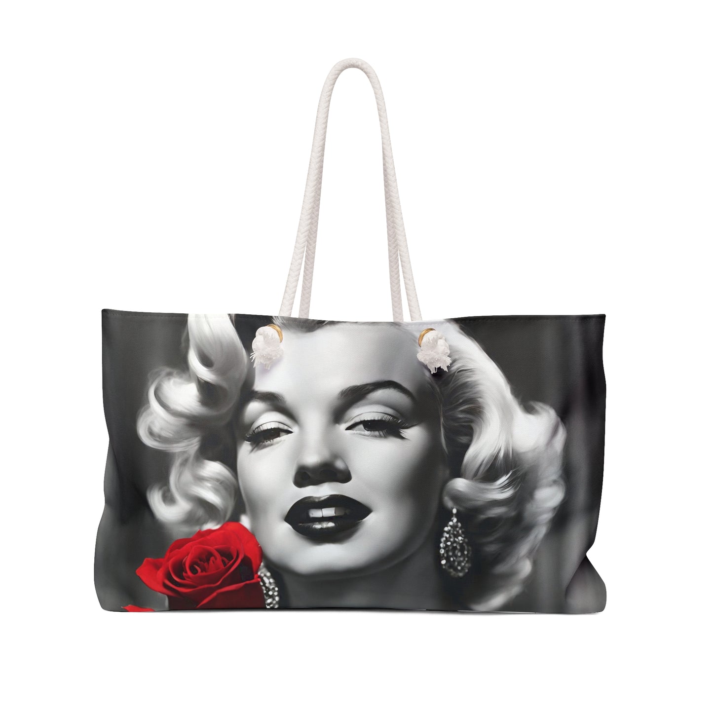 Weekender Bag Adult/Teen Unisex Accessories Marilyn Monroe With Red Rose