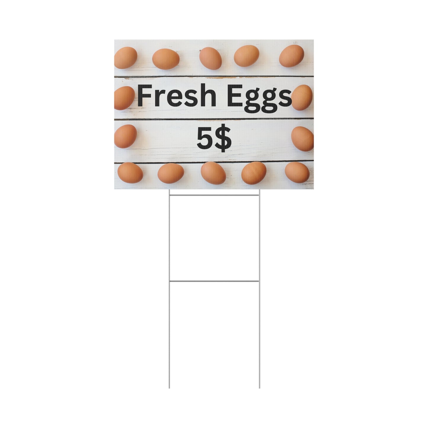 Plastic Yard Sign
