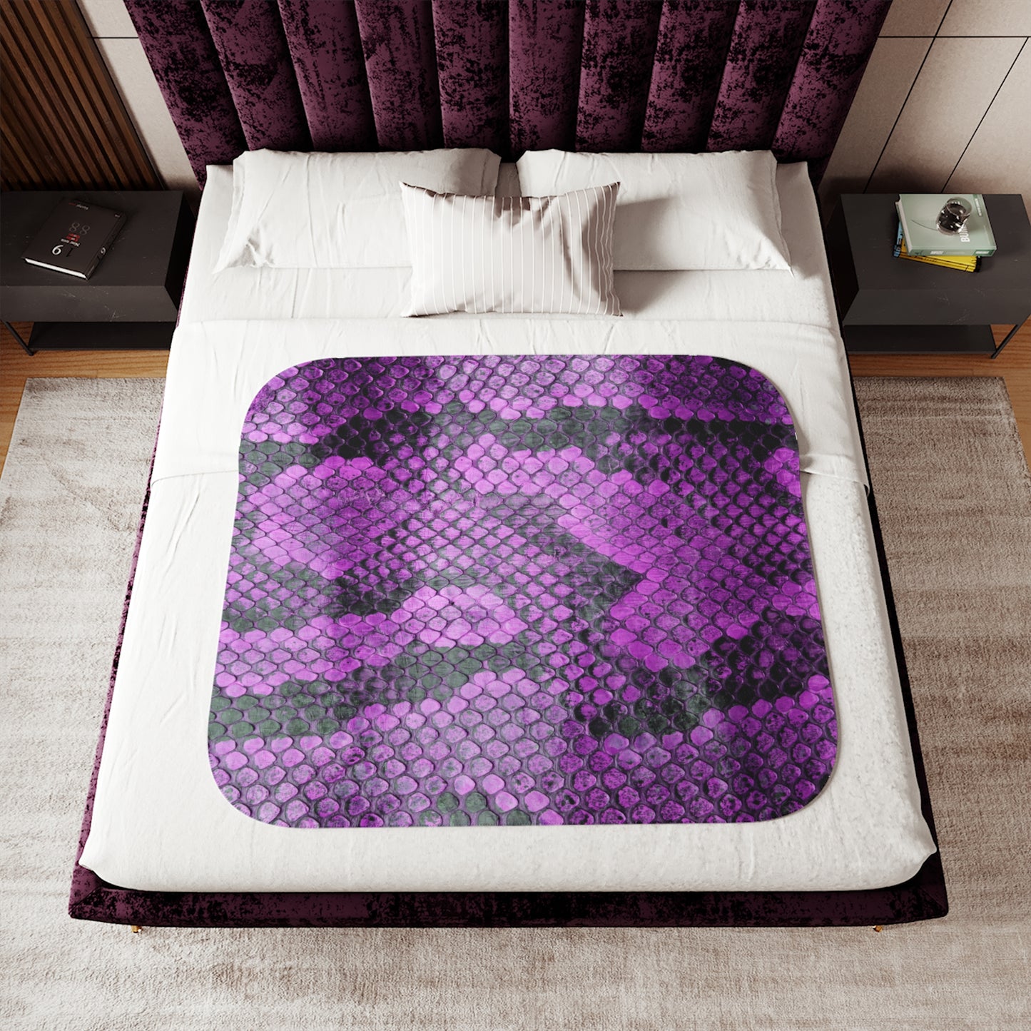 Sherpa Blanket Any Product You See I Can Make Into a Full Set Including Clock Rugs Lamps & More In 24 Hours After Call 1-603-377-1833