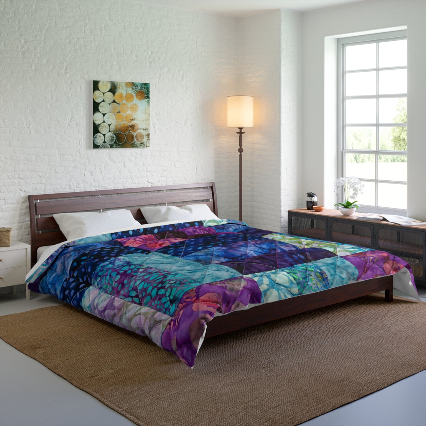 Comforter Not True Quilt Its Printed If You Would Like This Turned Into a Set Call 1-603-377-1833 Thank You