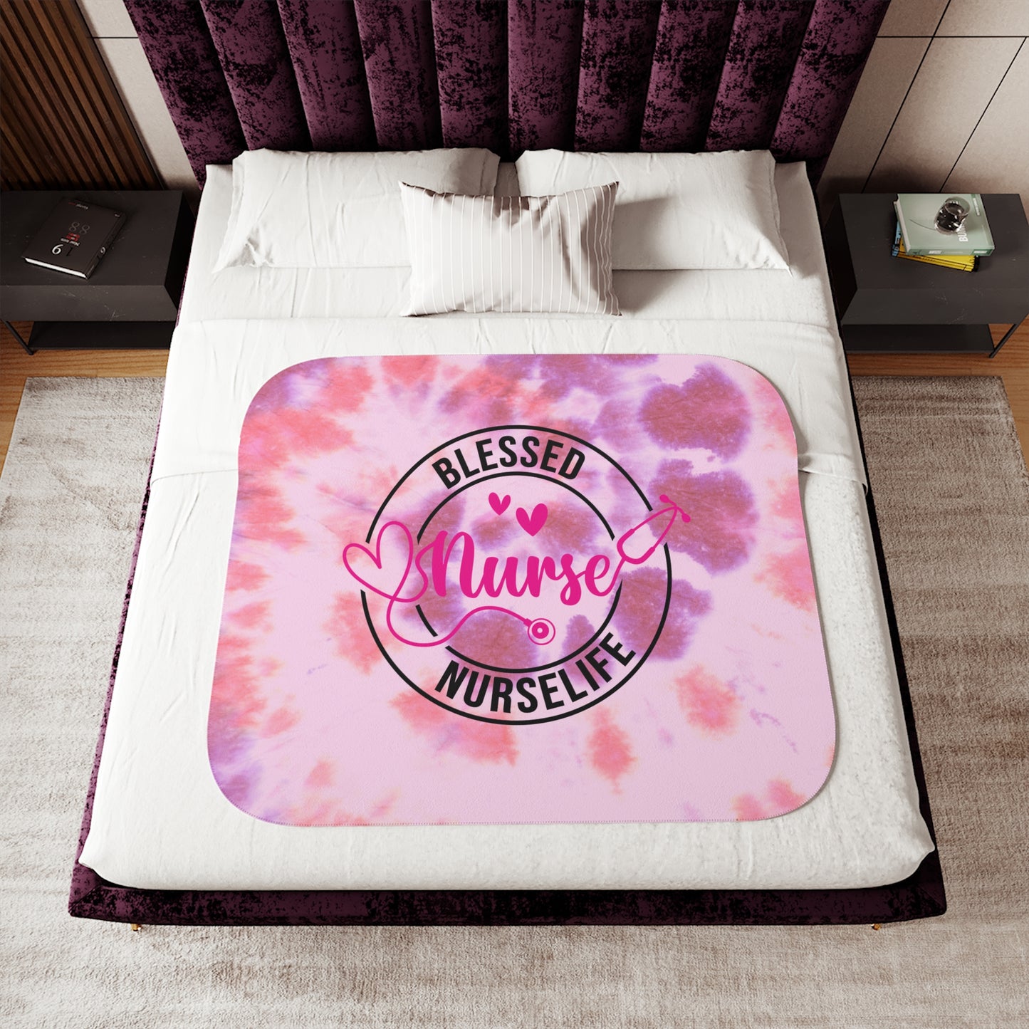 Sherpa Blanket, Two Colors Adult Accessories Decor