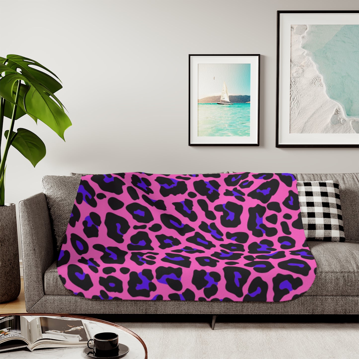Sherpa Blanket, Two Colors Adult/Teen/Kids Accessories Decor Add Your Initials Or Name Call 603-377-1833 For Details
