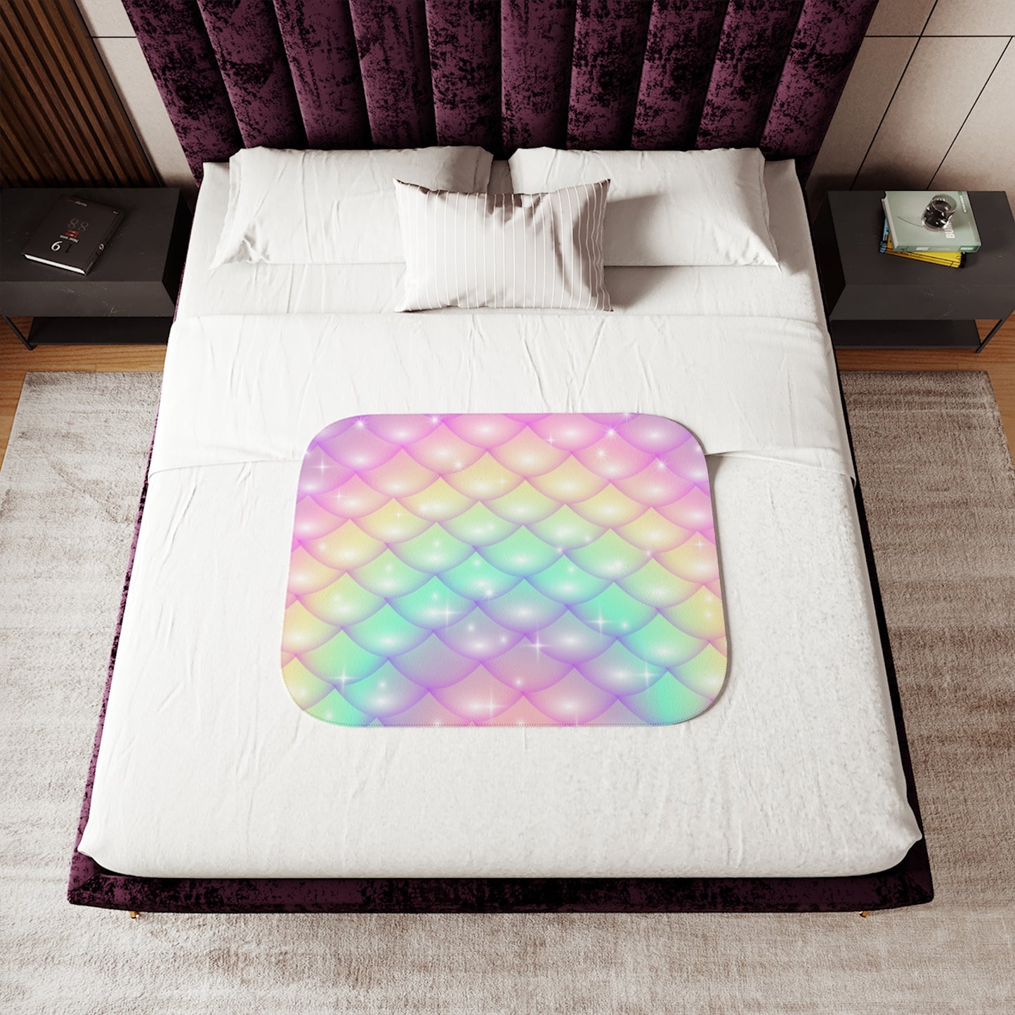 Sherpa Blanket, Has Matching Products Sold Separate. Use Your Own Image Free Give Me a Jingle
