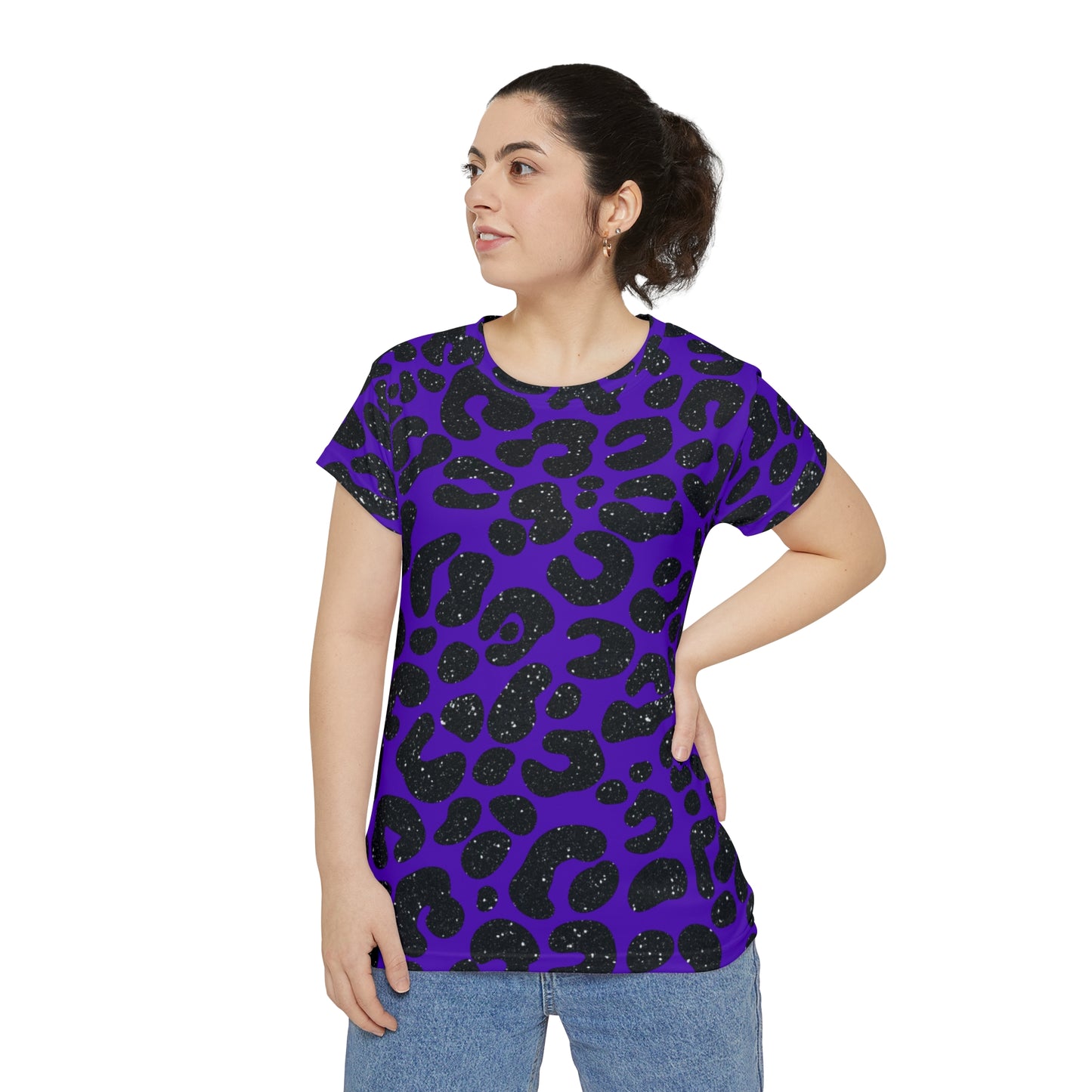 Women's Short Sleeve Shirt (AOP) Adult/Teen Activewear