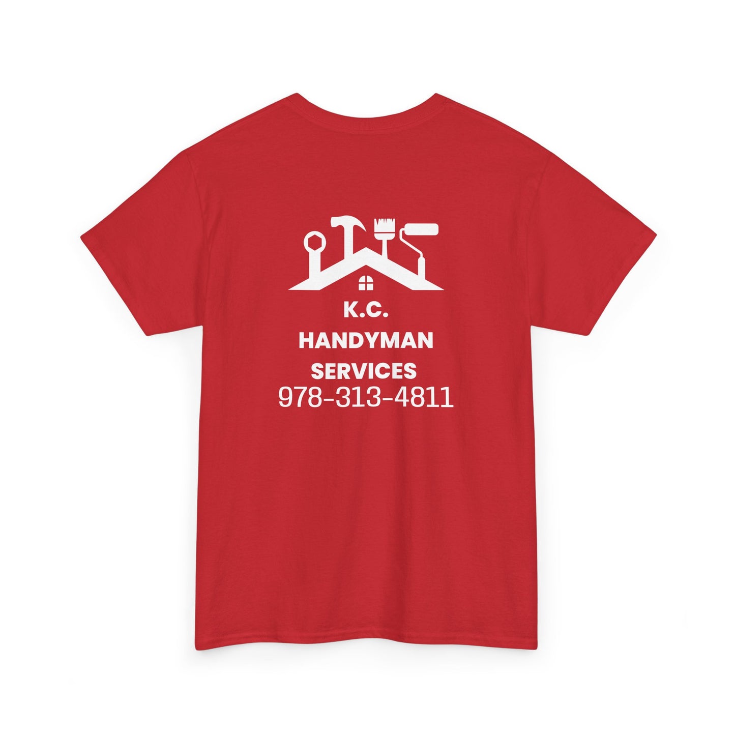 Handyman Service Tee - Unisex Heavy Cotton T-Shirt, Work Shirt, Contractor Apparel, DIY Gift, Home Repair Merchandise