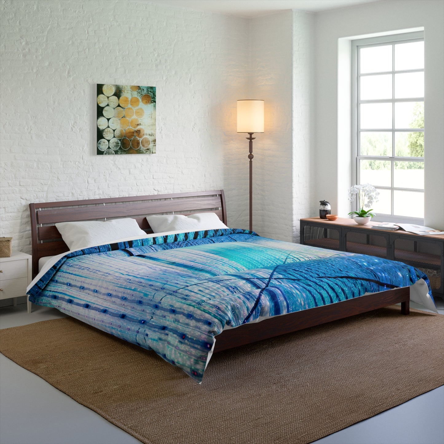 Comforter Has Matching Products Comforter 2 Pillow Shams and Lamp with Shipping is Under 268$, Rugs and Curtains Coming 3/1/24 Adult - Children Accessories Decor