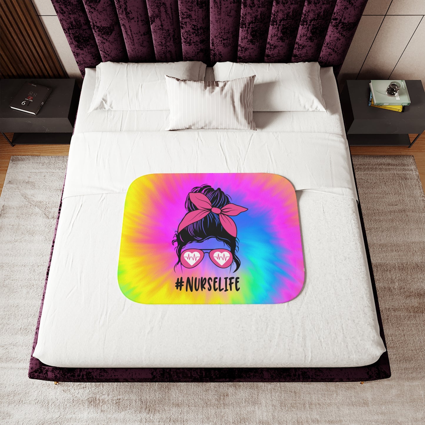 Sherpa Blanket, Two Colors Adult Accessories Decor